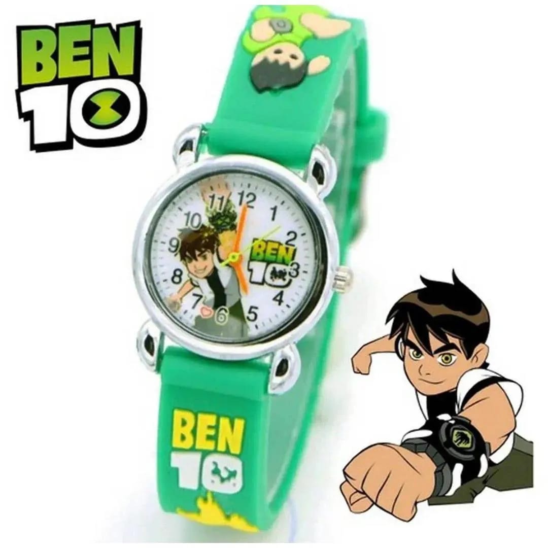 Kids Cartoon Silicone Strap Analog Watch – Cute 3D Design Wrist Watch for Boys & Girls